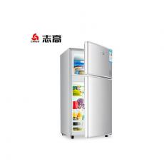 志高 BCD-118 银灰色 小型双门单冷冰箱 424*445*868mm（计价...