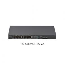 锐捷 RG-S1824GT-EA-V2 24口千兆以太网交换机 10/100/1...