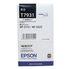 爱普生 T7931 墨盒 适用于WF-5623 WF5113 黑色（计价单位：个...